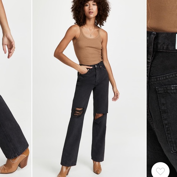 RE/DONE High Rise Rigid Loose Jeans - Picture 4 of 8